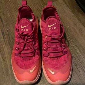 Hot pink Nike air sneakers
